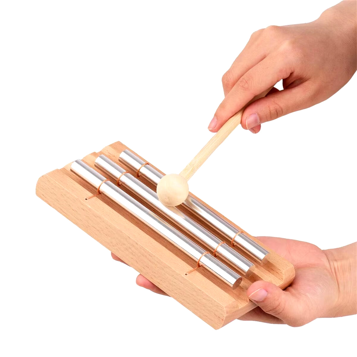 Meditation Chimes 3Phoneme the Original Guaranteed Musically Tuned Wind Zenergy Hand Chime for Classrooms Meditation Mindfulness