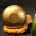 Copper Buddha Sound Bowl Yoga Meditation Instruments Singing Bowl Handicraft Music Therapy Tibetan Bowl Decor without Cushion