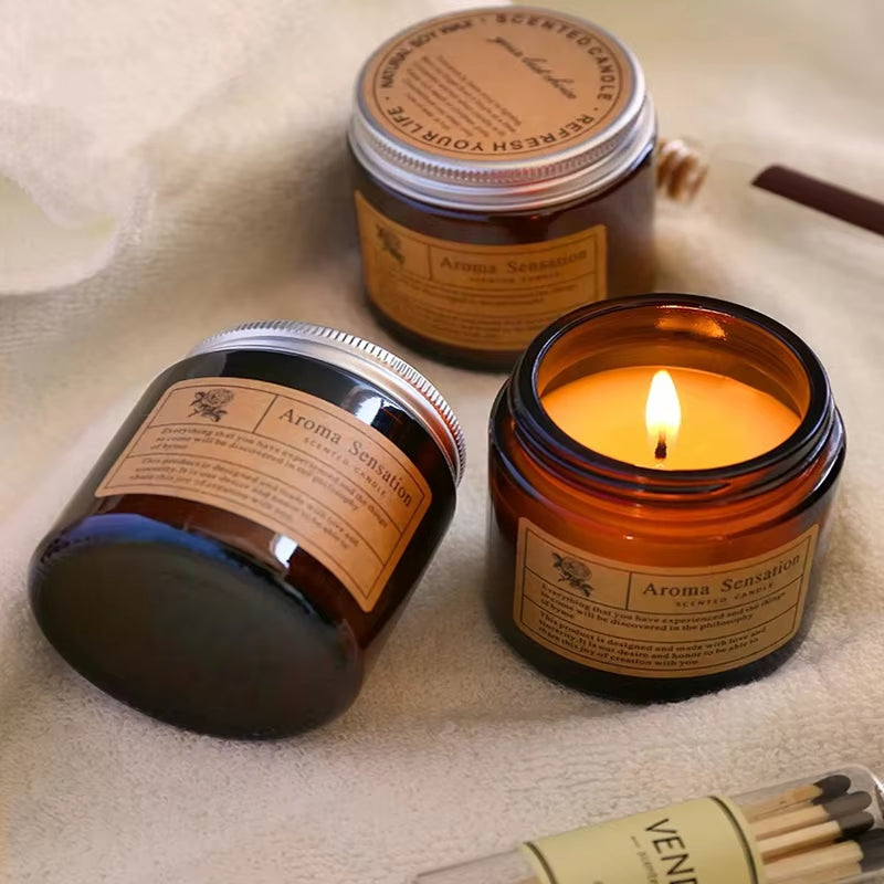 Scented Candles Smokeless Soy Candle Essential Oil Aromatic Candle Luxury Decoration Candle Wedding Gifts Party Home Decoration
