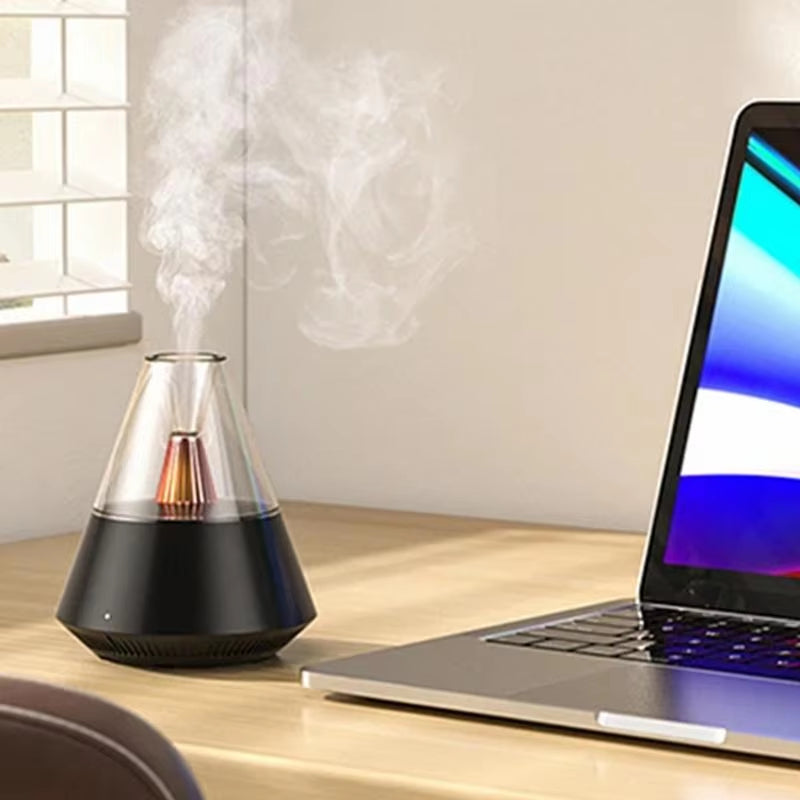 Oil Mist Diffuser Automatic Spray Holder Night Light Diffusers for Home Standing Fragrance Dispenser Silent for Bedrooms