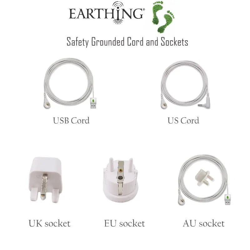 Sofa Pad Silver Antimicrobial Fabric Conductive Grounding Kit a Quality Earth Balance Anti-Stati with Grounding Cord