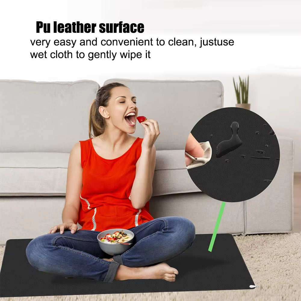 Grounding Mat for Improving Sleep Grounding Pad for Health Grounding Bed Mat with Grounding Cord for Better Working