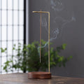 Creative Upside down Incense Burner Incense Stick Holder Wooden round Incense Tray Ornament Bedroom Home Yoga Decoration Crafts
