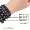 Natural Stone Crystal Beads Semi Precious Women'S Bracelet Amethyst Multi Layered Combination Bracelet