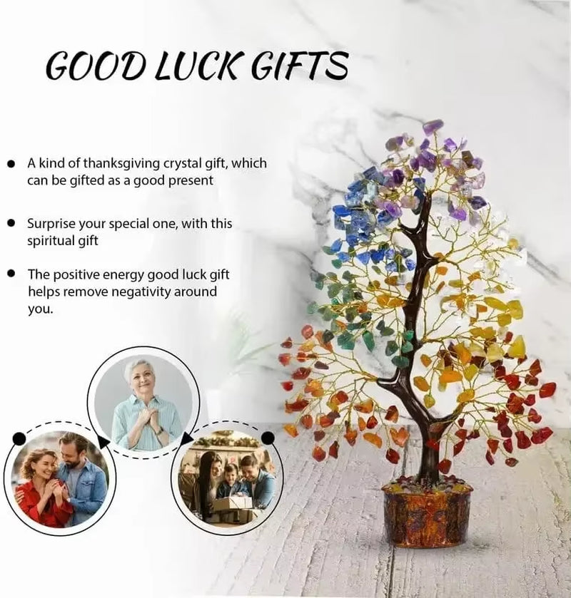 Crystal Tree Energy Stone and Crystal Money Tree Healing Crystal Tree of Life Gemstones Amethyst Crystals