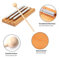 Meditation Chimes 3Phoneme the Original Guaranteed Musically Tuned Wind Zenergy Hand Chime for Classrooms Meditation Mindfulness