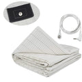 Earthing Bed Sheet Flat Sheet Earth Benefit Gold Connection Earth Cord ﻿Anti-Static Organic Grounding Mat Radiation Proof