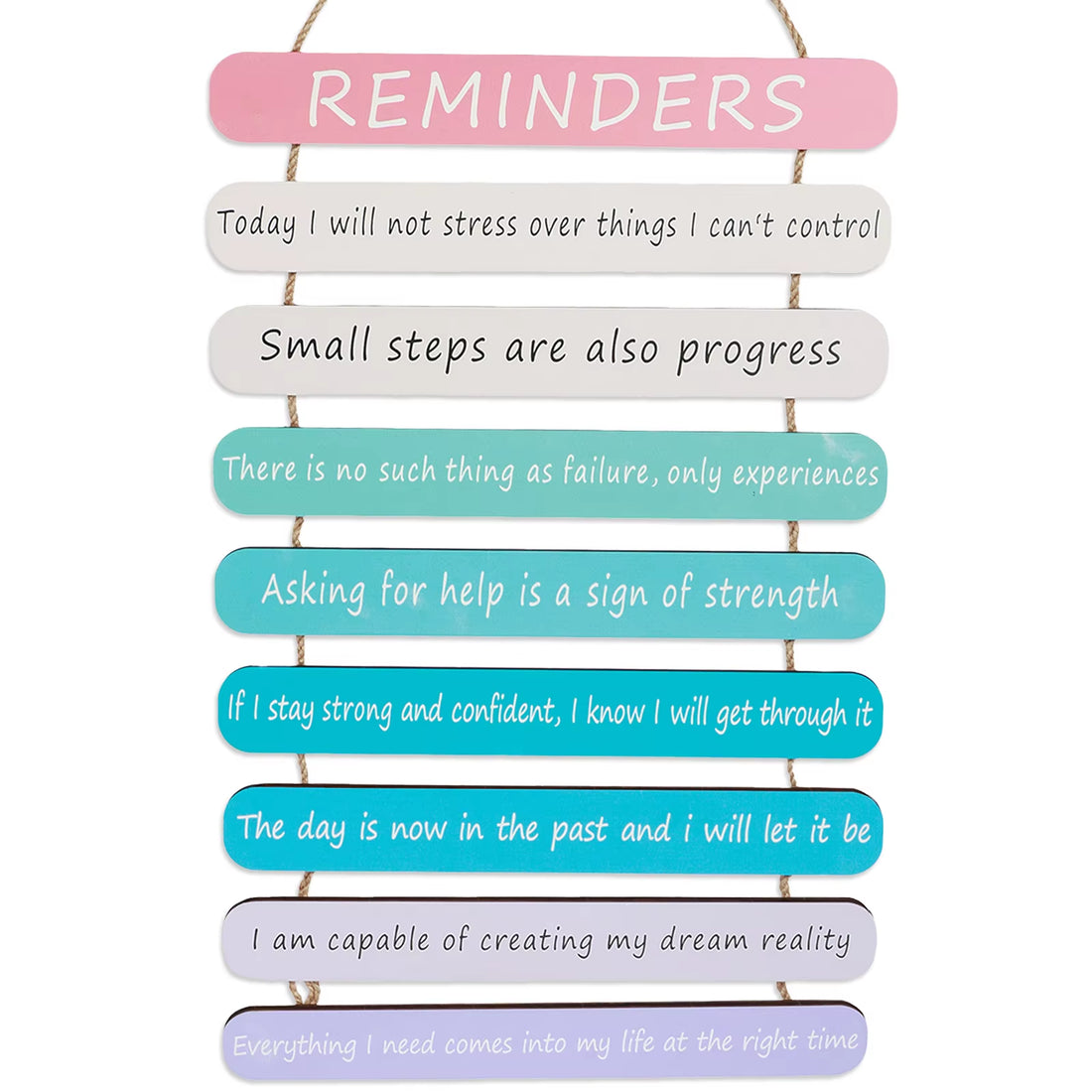 Inspirational Phrase Wall Art Inspirational Wood Hanging Inspirational Signs Positive Affirmations Wall Decor for Living Room